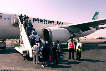 فرودگاه مهرآباد- سوار شدن به هواپیما