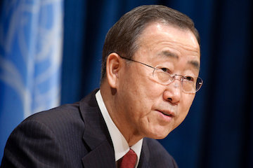 پيام بانكیمون به مناسبت ۳ اکتبر روز جهانی اسکان بشر بان کی مون