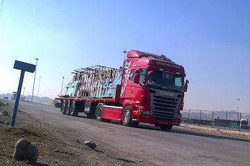 رشد ۹ درصدی جابجایی کالا در خراسان جنوبی طی شش ماه اول امسال کامیون