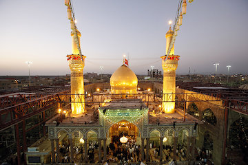 آسمان کربلا و نجف فردا صاف خواهد بود حرم امام حسین/ کربلا