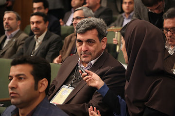 پیروز حناچی در مراسم هفته پژوهش دانشگاه تهران