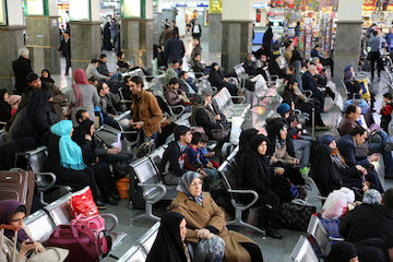 راه آهن تهران/ مسافران مشهد مقدس