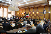 حضور وزیر راه و شهرسازی  در جلسه اداری شهر کرج
