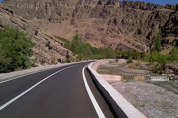 افتتاح پروژه آسفالت یک محور روستایی در خراسان شمالی  راه روستایی