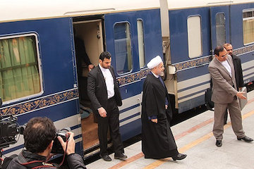 رییس جمهوری در قطار