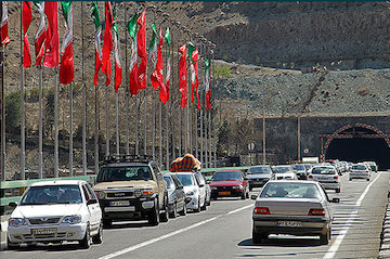 افزایش ۱.۵ درصدی تردد در محورهای برونشهری طی شبانه روز گذشته نوروز- جاده چالوس