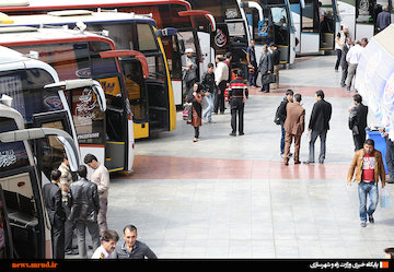 عملکرد ناوگان حمل و نقل عمومی جادهای در طرح نوروزی؛ ۶۸۹ هزار سفر انجام شد/ کم ترددترین استانها در ایام نوروز  پایانه جنوب تهران