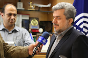 داود پرهیزکار در جمع خبرنگاران