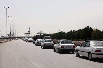 استقبال مسافران نوروزی از جاذبه‌های گردشگری بندری امام خمینی (ره) 