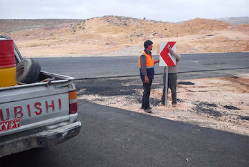 تلاش شبانه روزی راهداران جهرم در نوروز ۱۳۹۴ راه و شهرسازی فارس