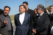 بازدید وزیر راه و شهرسازی از کنار گذر شهرستان لنگرود