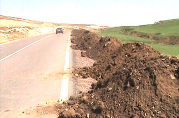شانه سازی جاده در مسیر هشترود