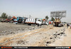 تخريب اراضی تصرف شده در حاشيه اتوبان كرج - تهران