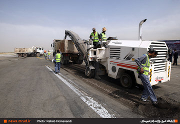 آغاز عملیات بازسازی باند فرودگاه بین المللی مهرآباد