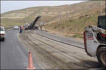 عملیات بهسازی محور قدیم فسا - شیراز آغاز شد/ پایان عملیات تعریض محور حسن آباد -خارستان در خرامه  فارس