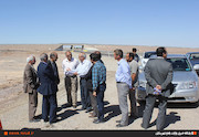 بازدید معاون برنامه ریزی واقتصاد حمل ونقل وزارت راه وشهرسازی از محورهای خراسان جنوبی