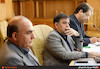 وزیر راه وشهرسازی و  نمایندگان دستگاه‌ها و وزارت‌خانه‌های عضو در جلسه ستاد ملی بازآفرینی اصفهان