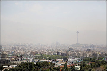 کیفیت هوای پایتخت در شرایط ناسالم برای گروههای حساس آلودگی هوای تهران