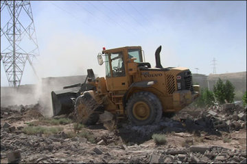 رفع تصرف ۵۵ هزار متر از اراضی دولتی در گيلان رفع تصرف