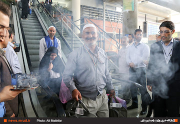 یازدهمین روز ازعملیات بازگشت حجاج  /برقراری ۱۲ پرواز از جده و مدینه به پنج فرودگاه بینالمللی کشور/  آغاز بازگشت زائران بیت اللهالحرام به بیرجند با انجام ۲ پرواز  بازگشت اولین کاروان حجاج