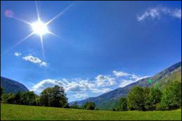 افزایش محسوس دما در استانهای ساحلی خزر و اردبیل/ بارش پراکنده باران در برخی از استانها/ انتقال توده گرد و خاک  کشور عراق به ایران از روز سهشنبه هوا شناسی - آفتابی