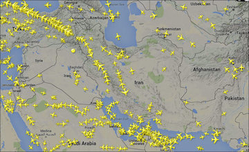 رشد ۳۶ درصدی پروازهای عبوری در مهرماه/ رشد ۶۴ درصدی در هفتماهه پرواز عبوری