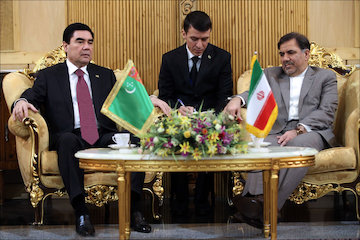 مراسم استقبال از نخست وزیر ترکمنستان