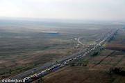 ترافیک سنگین خودروها در محور مهران به ایلام