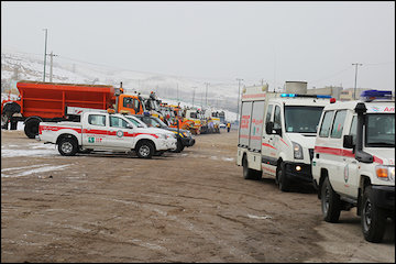 آمادگی راهداران یزد برای استقبال از مسافران نورزوی مانور راهداری زمستانی