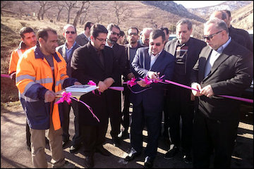 افتتاح و بهرهبرداری بیش از ۲۰ کیلومتر راه روستایی در الموت استان قزوین افتتاح