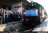 مراسم ورود نخستین قطار باری چین به ایستگاه راه آهن تهران