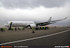 فرود نمادين ايرباس A-۳۵۰ در فرودگاه مهرآباد