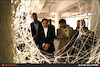 بازدید وزیر راه و شهرسازی از نمایشگاه هنرهای تجسمی