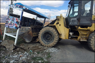 آزادسازی حریم در بزرگراه صوفیان - شبستر آزاد سازی حریم راه