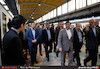 مراسم  بهره برداری از ۵ رام قطار جدید مسافری و افتتاح سالن جدید خدمات مسافری ایستگاه راه آهن تهران
