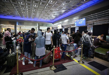 ثبت رکورد بیشترین تعداد پرواز در تاریخ فرودگاه بین المللی کیش مسافران نوروزی در فرودگاه کیش
