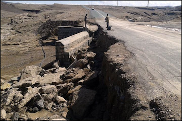 خسارت ۱۱ میلیارد تومانی سیل به راههای ۵ شهرستان خراسان جنوبی خسارت سیل