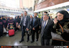 بازدید وزیر حمل ونقل فرانسه از ایستگاه راه آهن تهران