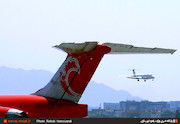  فرود هواپیما در مهرآباد 