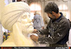 کارگاه مجسمه سازی هادی ضیاالدینی هنرمند کردستانی