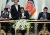 امضاي موافقت‌نامه تأسیس کریدور چابهار با حضور سران ایران، هند و افغانستان