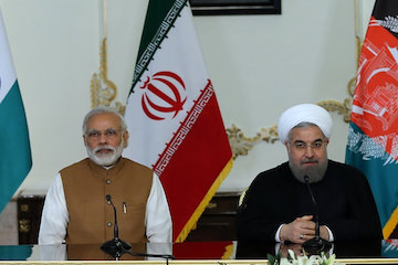 روحانی: ایران به دنبال روابط جامع اقتصادی با هندوستان است/ مودی: آینده چابهار با صنعت توریسم پیوسته است نشست