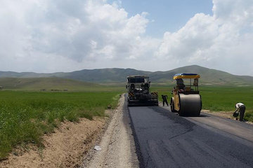 اتمام عملیات آسفالت راه روستایی در سیمین شهر استان گلستان آسفالت روستا