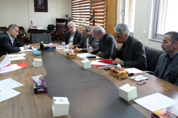 جلسه بررسی مشکلات مسکن مهر آذربایجانشرقی جلسه