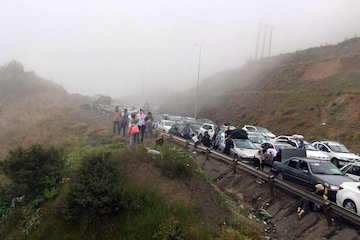 ترافیک سنگین در محور هراز و آزادراه کرج-قزوین