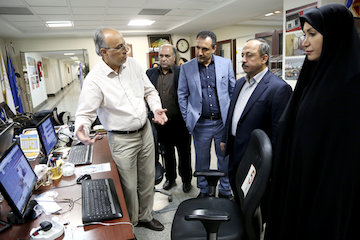 بازدید شهردار قزوین از پایگاه خبری 