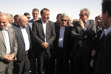 بازدید معاون حقوقی، امور مجلس و هماهنگی استانهای وزارت راه از پروژههای عمرانی گناباد بازدید
