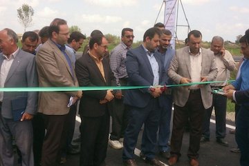 بهرهبرداری از سه پروژه آسفالت راه روستایی در محمود آباد استان مازندران افتتاح