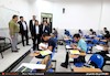 بازدید وزیر راه و شهرسازی از آزمون مهندسان و کاردانهای ساختمان دانشگاه آزاد اسلامی چالوس