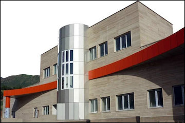 لمسكردن معماری با دست  ساختمان